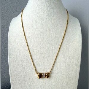 KATE SPADE NEW YORK - Women’s Gold Bow Pendant Necklace